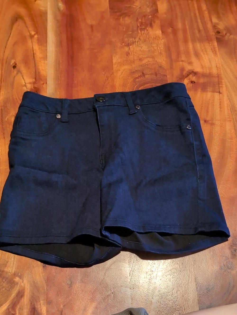 1822 Denim Navy Blue Denim Shorts